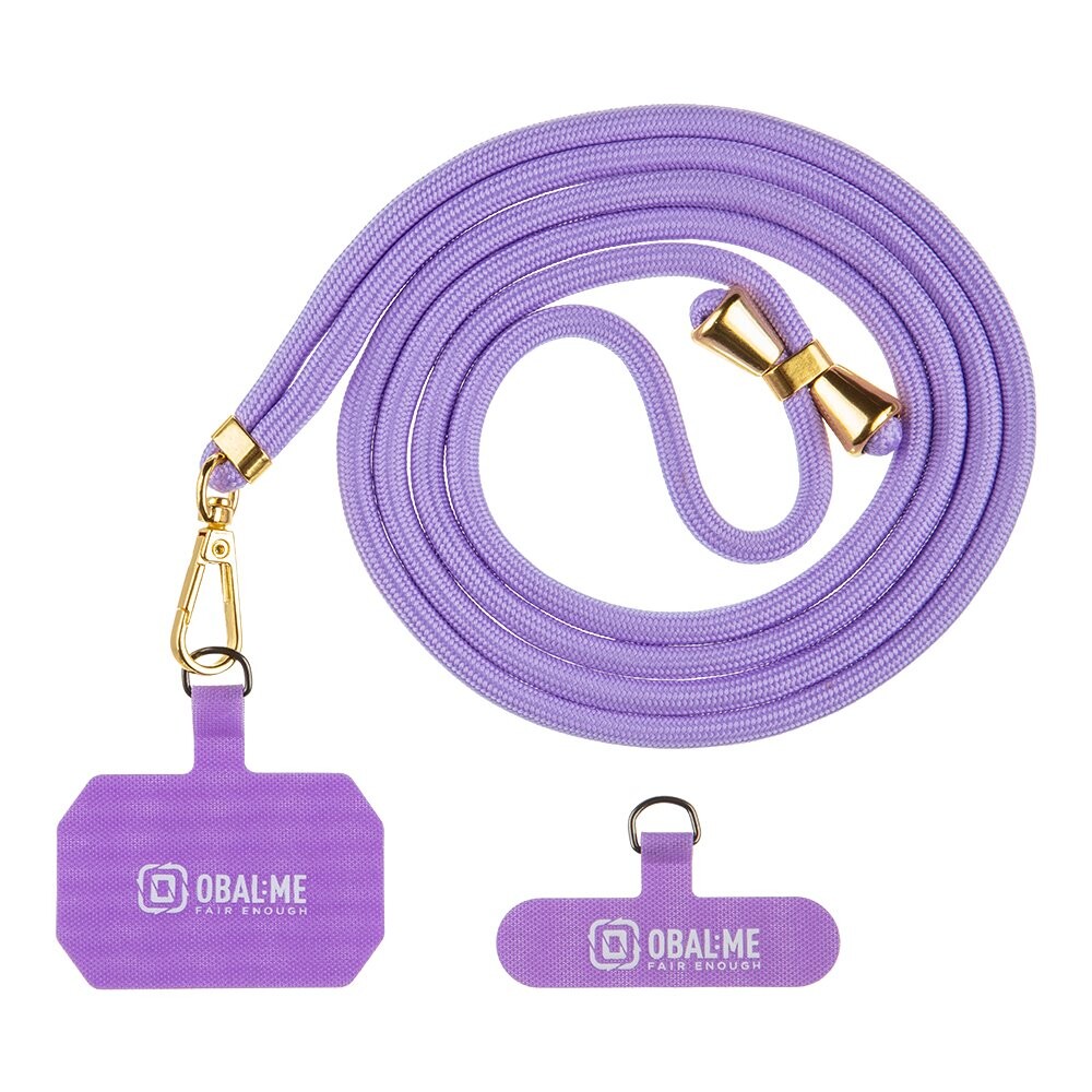 Popruh OBAL:ME NeckTag Allure na Telefon Purple