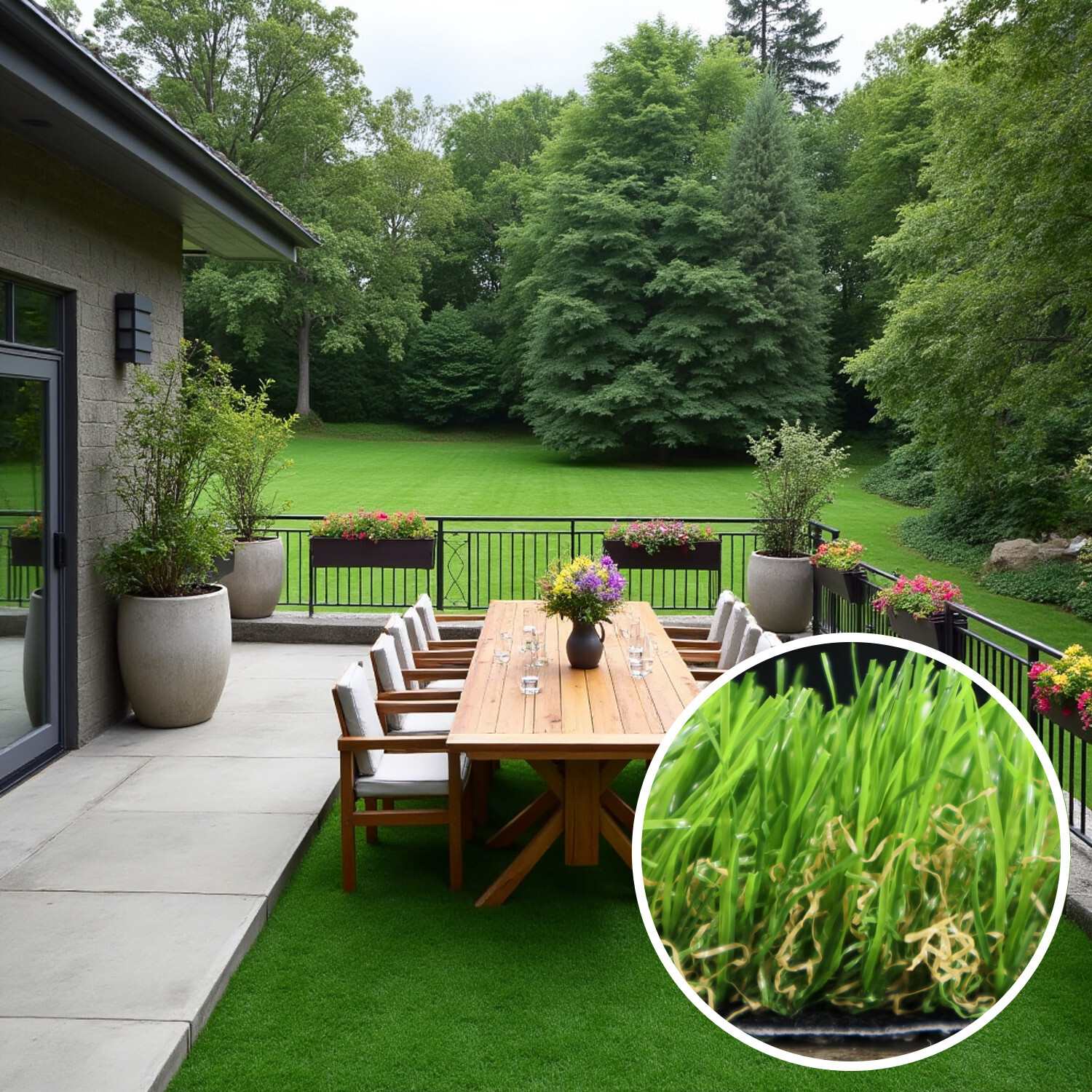 AKCE: 420x300 cm Umělá tráva Danny Green, zelená, exteriér, Trade Concept