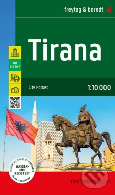 Tirana 1:10 000 Citi Pocket - freytag&berndt