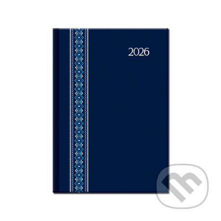 Denný diár FOLK 2026 (modrý) - Spektrum grafik