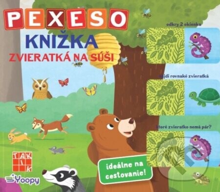 Pexeso knižka - Zvieratká na súši - Taktik