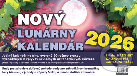 Nový Lunárny kalendár 2026 - Jakubec Vladimír
