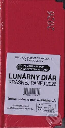 Lunárny diár Krásnej panej 2026 - Krásná paní