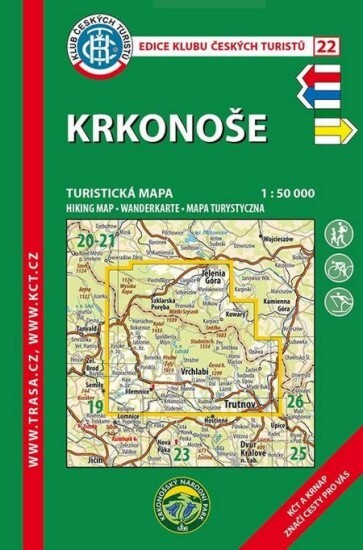 KČT 22 Krkonoše 1:50 000