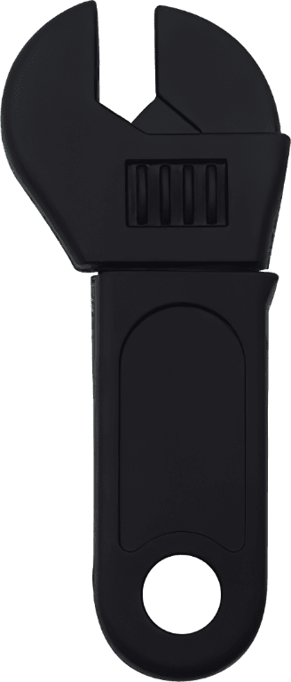 USB Flash disk - 64 GB - Francouzský klíč - černý - USB 2.0