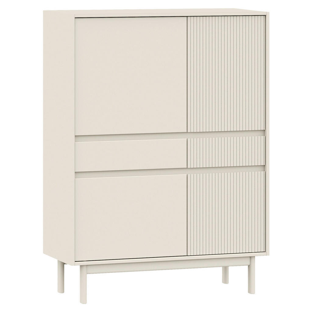 Livetastic VYSOKÁ KOMODA, pinie, béžová, 102/136/42 cm
