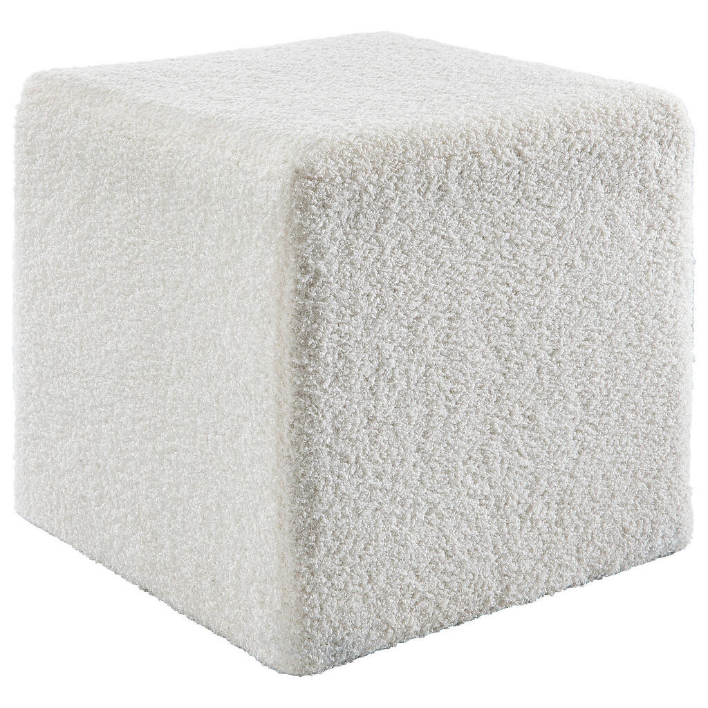 Novel TABURET, textil, kompozitní dřevo, 40/40/40 cm