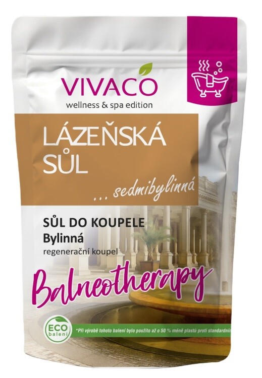 Vivaco Sůl do koupele LÁZEŇSKÁ SŮL 1000 g