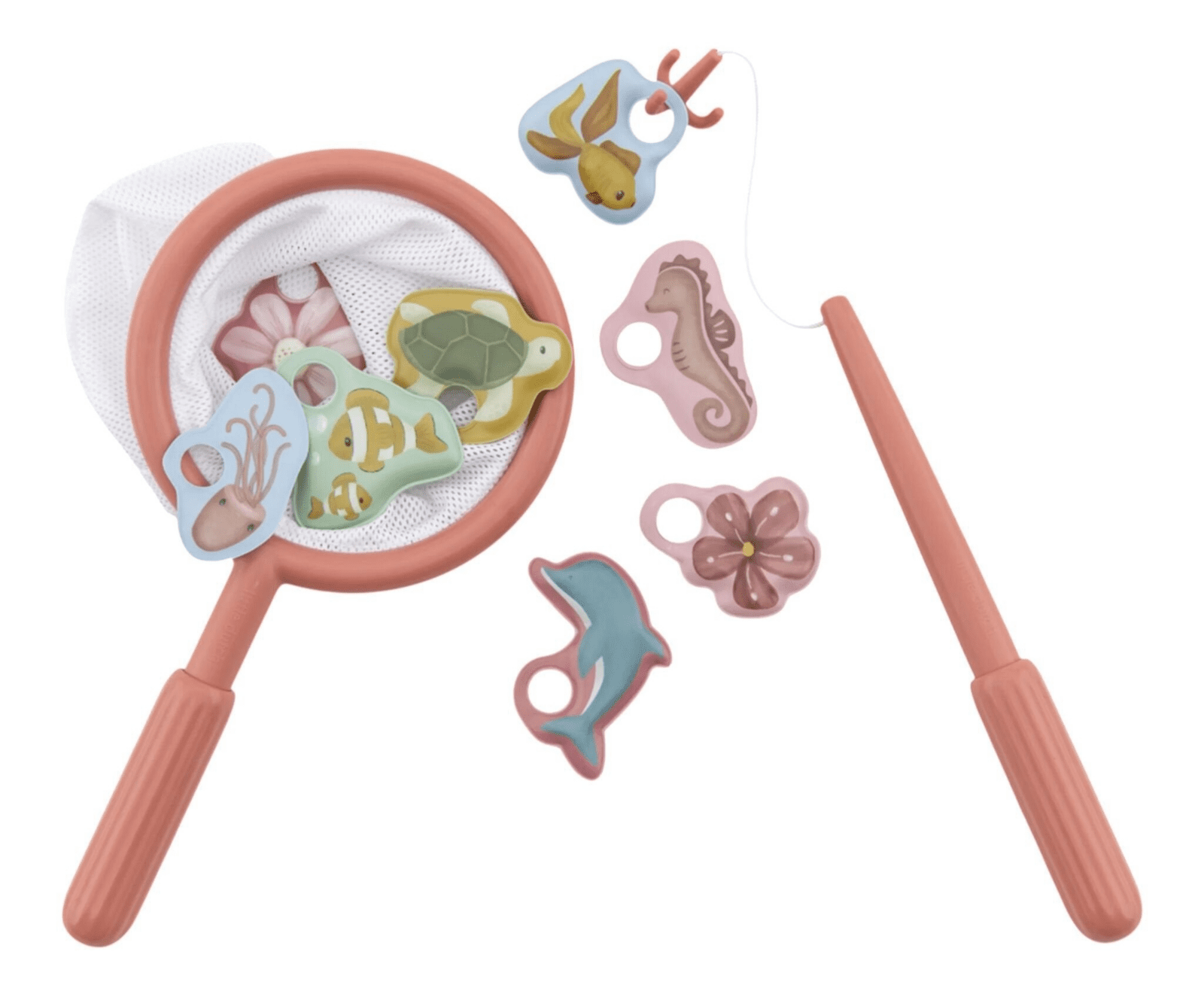 Little Dutch Rybářská sada do koupele růžová