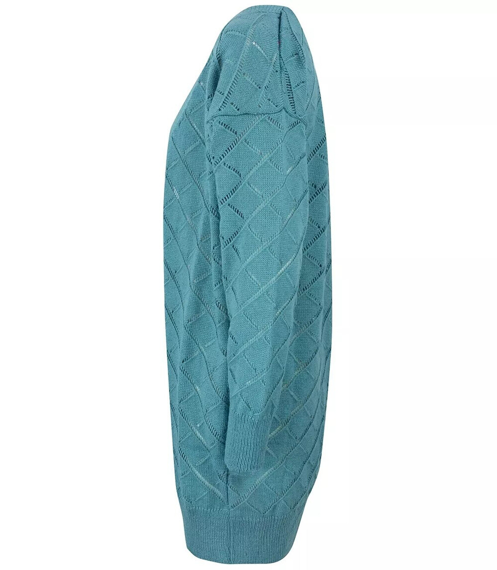 Pri Long warm openwork cardigan IZABELLA