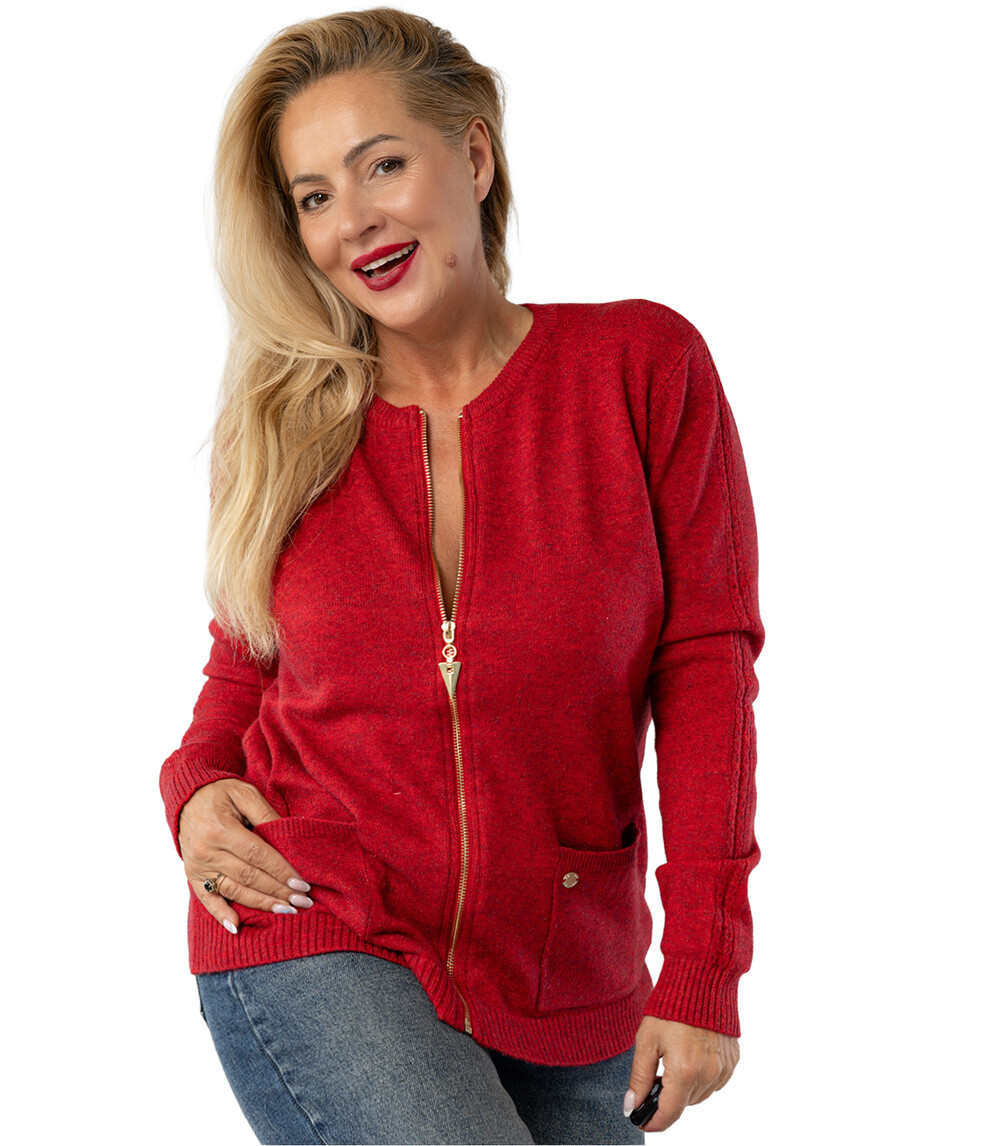 Pri LIVIA melange knit cardigan pullover cardigan