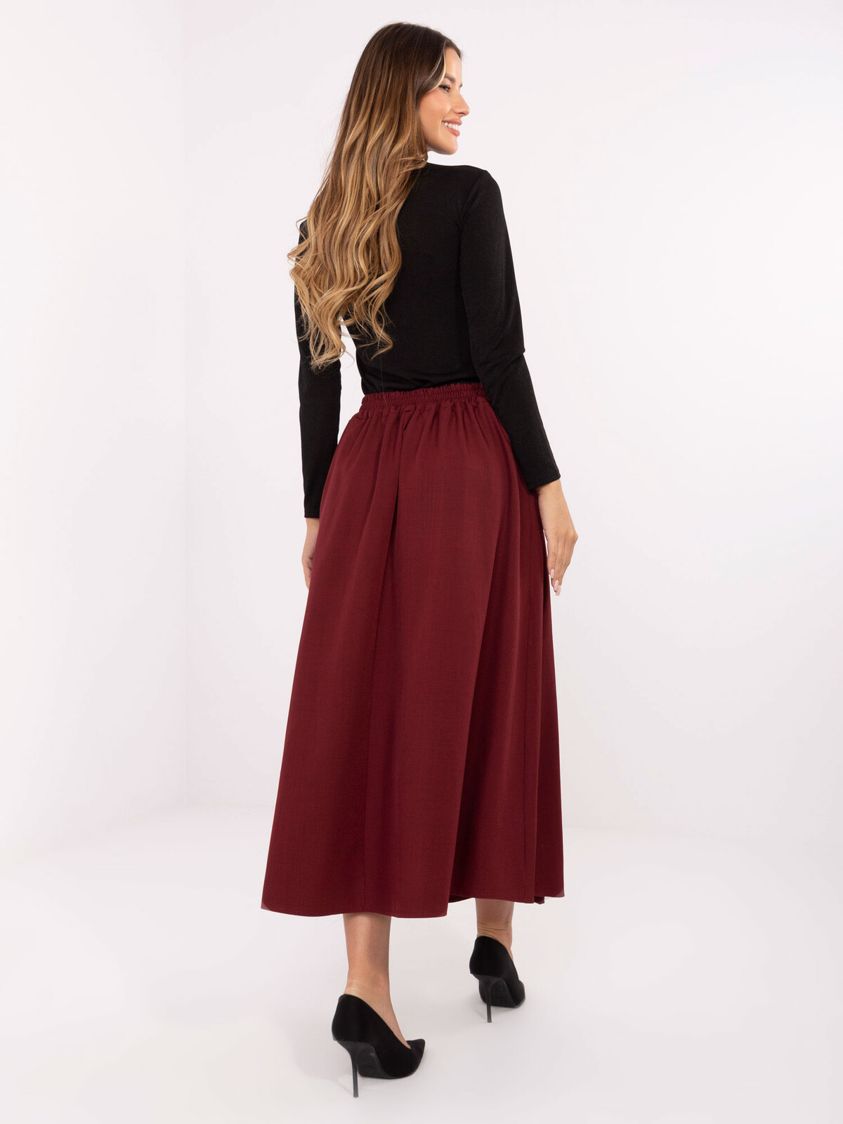 Skirt-IT-SD-81036.32-burgundy