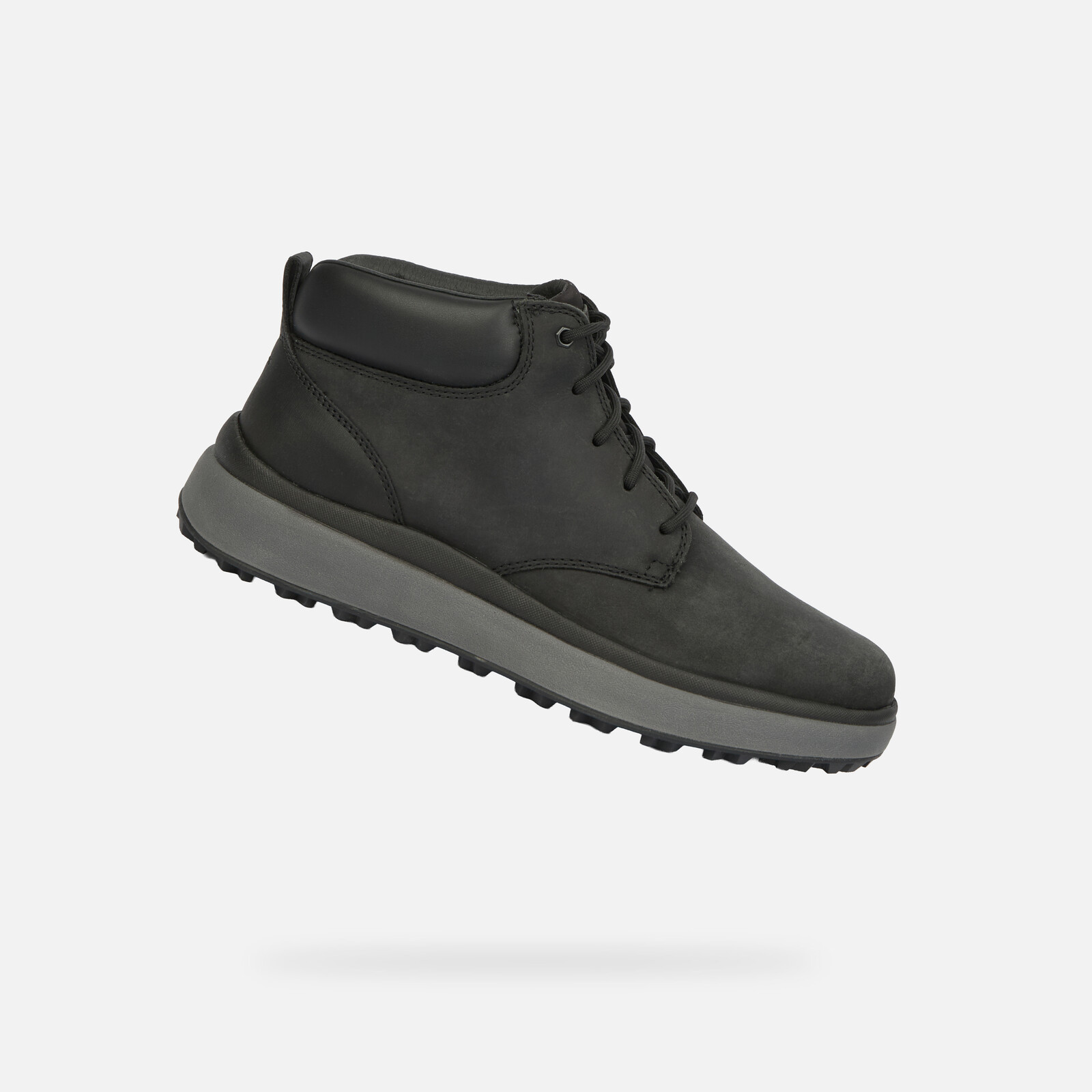 Černá pánská kotníková obuv Geox Granito + Grip - Pánské