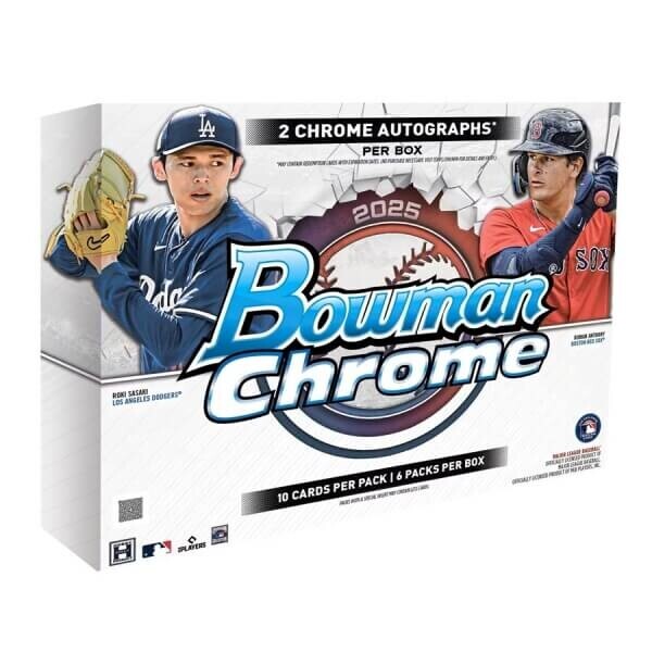 2025 Topps Bowman Chrome Baseball Hobby Box