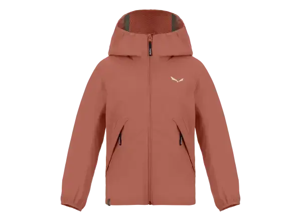 Salewa Aqua Powertex Jacket dětská bunda etruscan red
