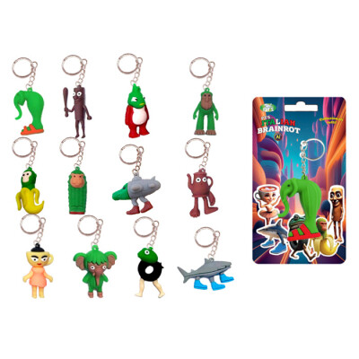 Přívěsek na klíče Brainrot 3D 7 cm