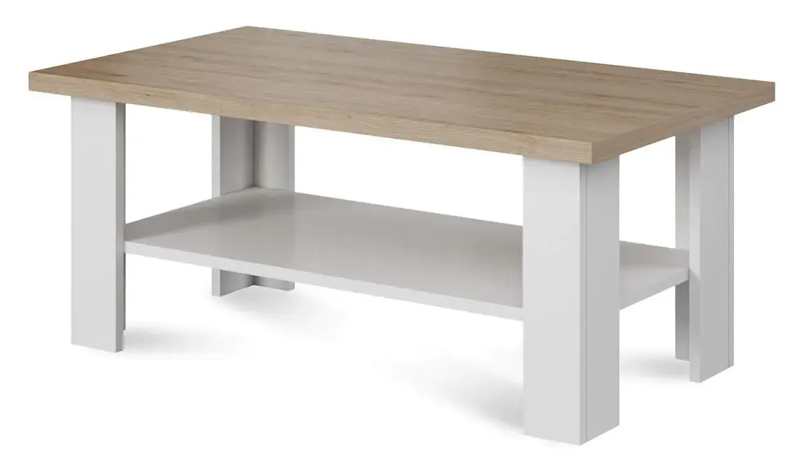 Casarredo Konferenční stolek VANEL 7, barva dub/bílá