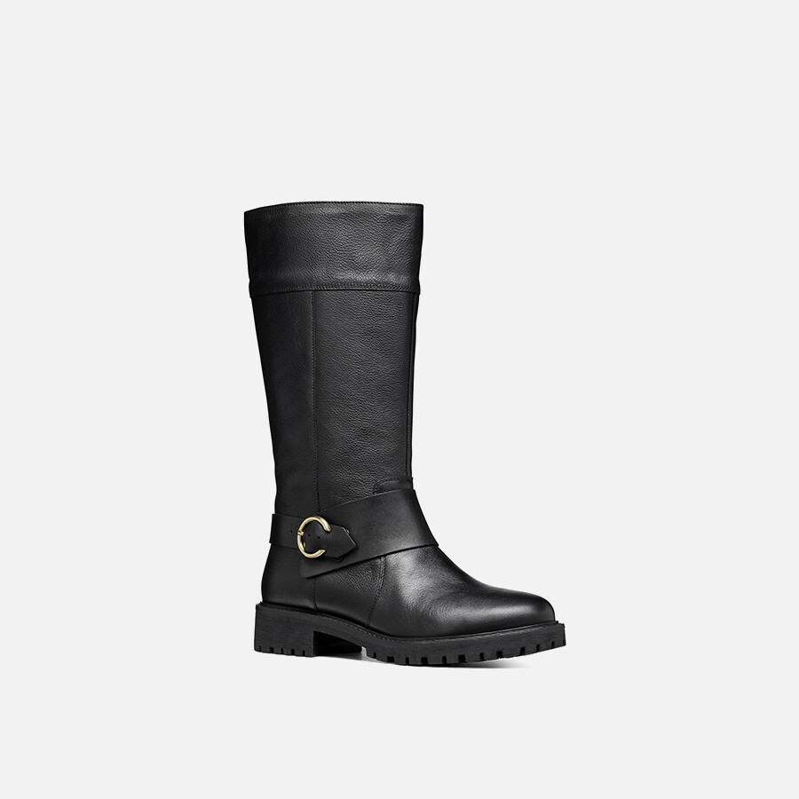 Dámské kozačky geox hoara černá 38