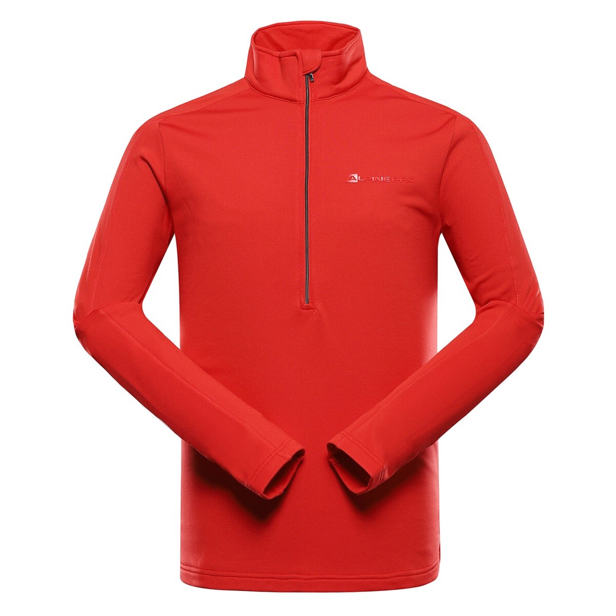 Pánská fleecová mikina alpine pro gett 2 červená l