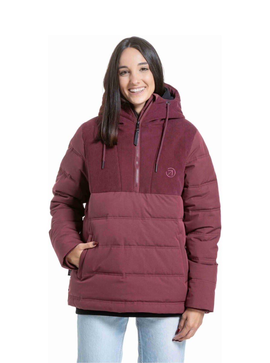 Dámská zimní bunda meatfly winnie vínová s