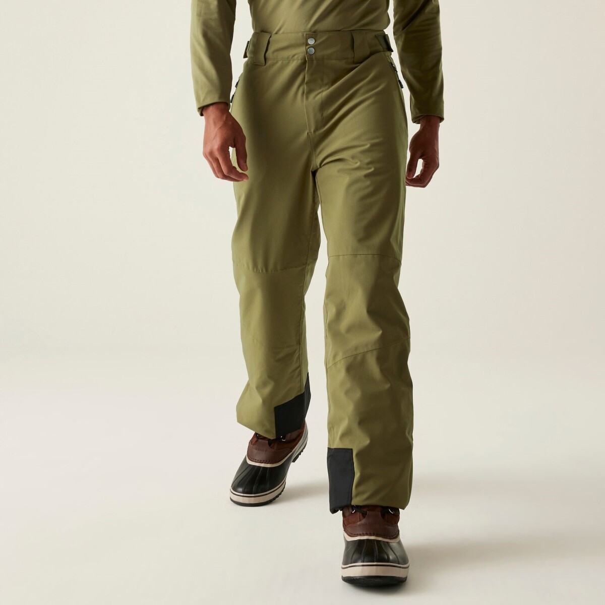 Pánské lyžařské kalhoty dare2b achieve ii khaki 3xl