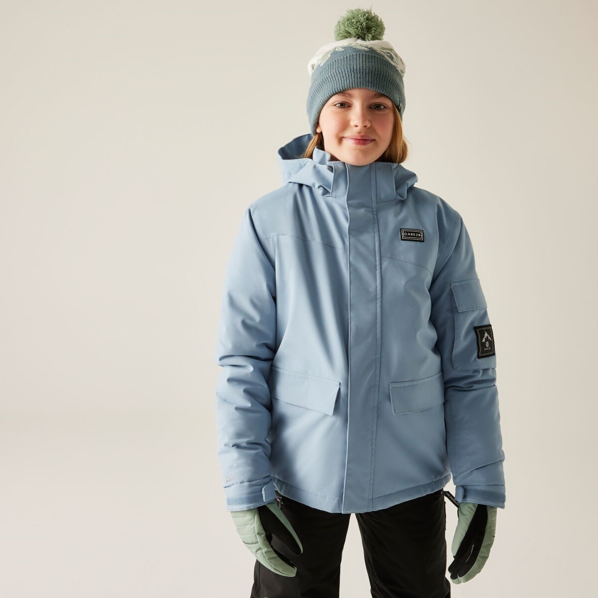 Dětská zimní lyžařská bunda dare2b shredder světle modrá 122-128