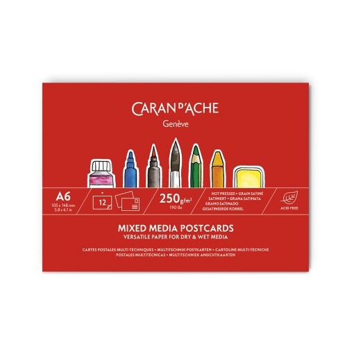 Skicák Mixed media A6 pohlednice CARAN D'ACHE