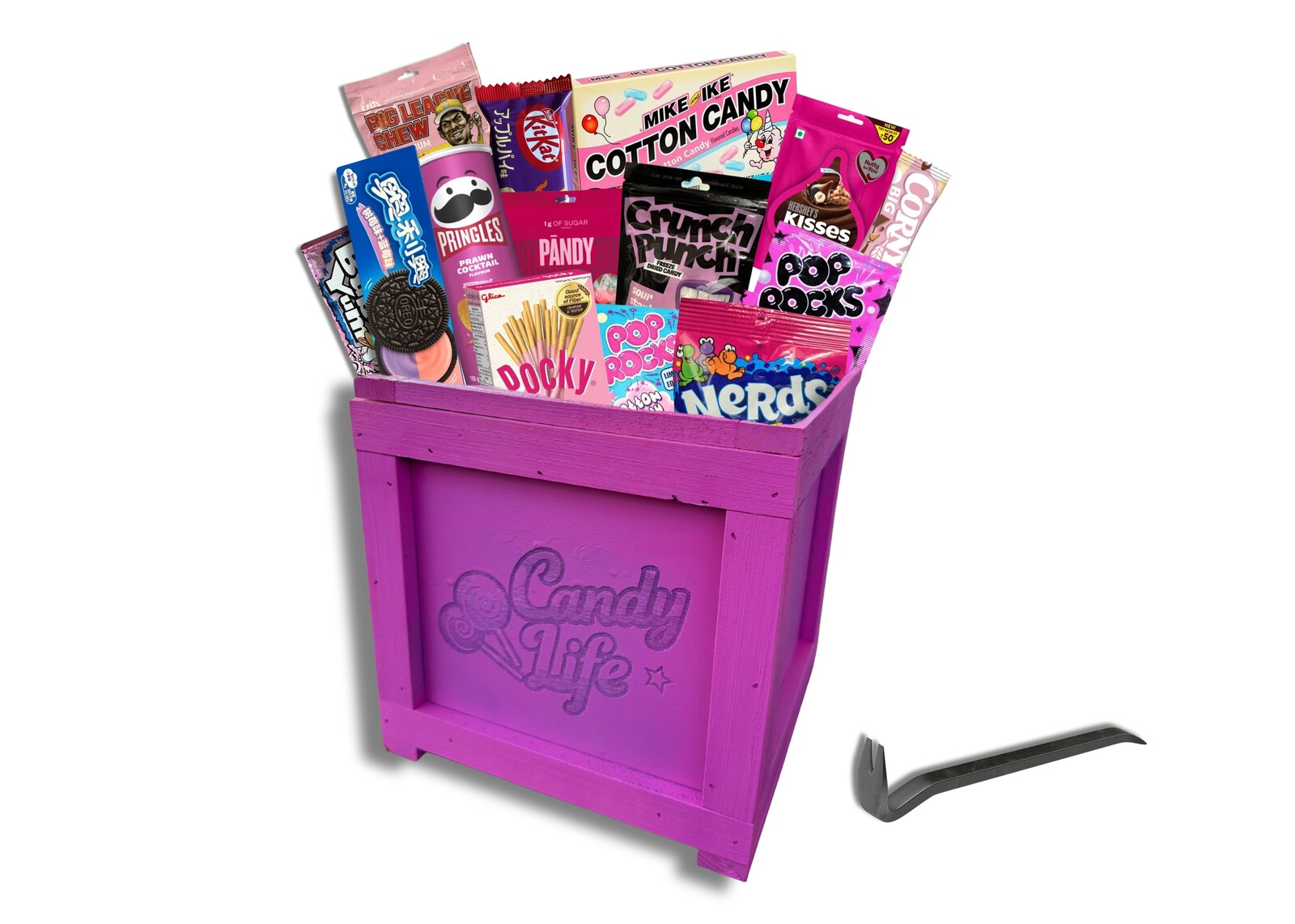 Candy Life RŮŽOVÁ MYSTERY bedna s páčidlem