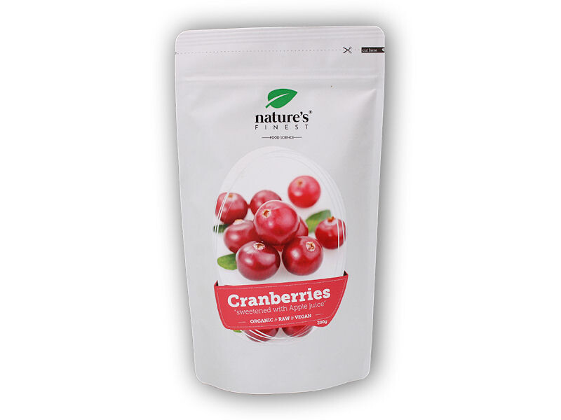 Nature's Finest Cranberries with apple juice BIO 200g