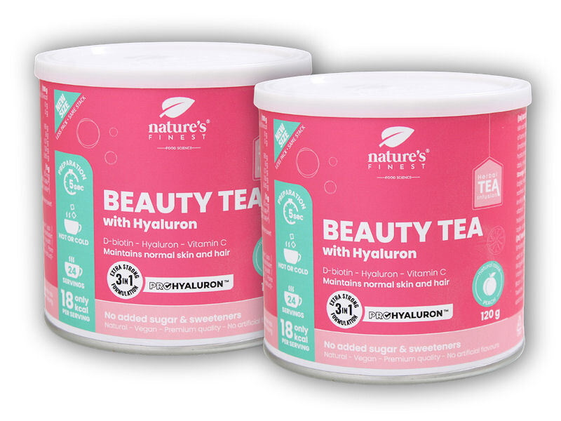 Nature's Finest 2x Beauty tea with hyaluron 120g