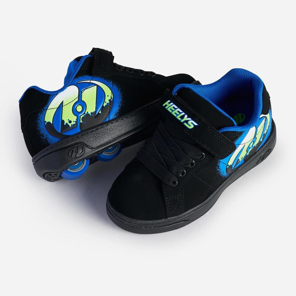 Heelys - Kolect X2 - Black/Royal/Green - koloboty Velikost boty: 30