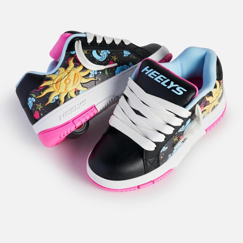 Heelys - Kolect - Black/Blue/Neon Pink - koloboty Velikost boty: 31