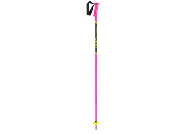 Leki Racing Kids dětské sjezdové hole Neon Pink/Black/Neon Yellow 90 cm