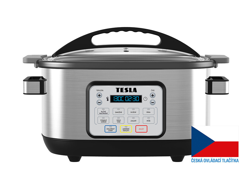 TESLA MultiCook M80 Deluxe - multifunkční elektrický hrnec, rozbaleno