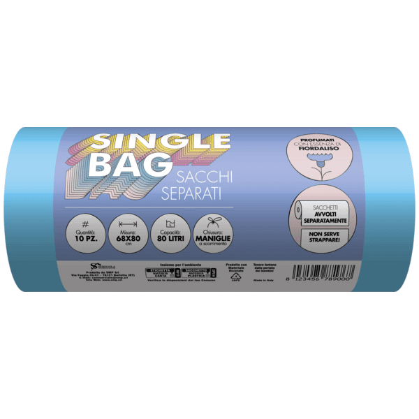 Pytle a sáčky SMP Single bag chrpa 80L, 15ks