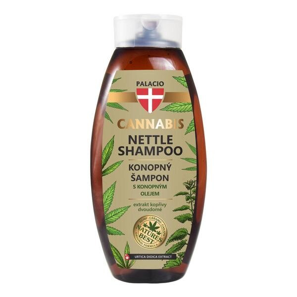 PALACIO Konopný vlasový šampon s Kopřivou, 500 ml
