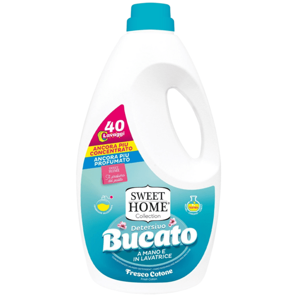 Prací gel Sweet Home Fresh Cotton Svěží bavlna 2000 ml