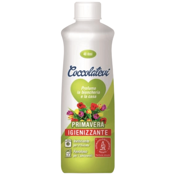 COCCOLATEVI PRIMAVERA IGIENIZZANTE - Koncentrovaný parfém do prádla s dezinfekční přísadou + čistič 300 ml