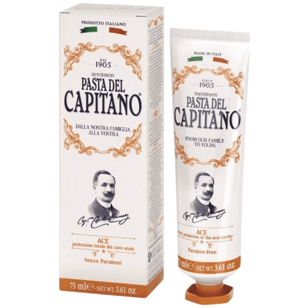 CAPITANO 1905 ACE - premium zubní pasta vitamínová 75 ml + DÁREK ZDARMA pasta 15 ml