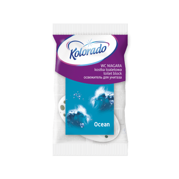 Kolorado WC Niagara toilet block in basket 35 g, OCEAN