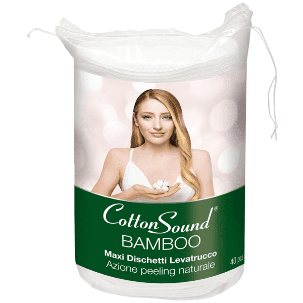 Odličovací tampóny Cotton Sound BAMBOO MAXI 40 ks