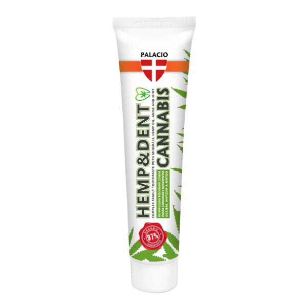 PALACIO Konopná zubní pasta HEMP & DENT, 75 g