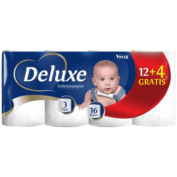 Deluxe Toaletní papír 16rolí - 3vrstvý