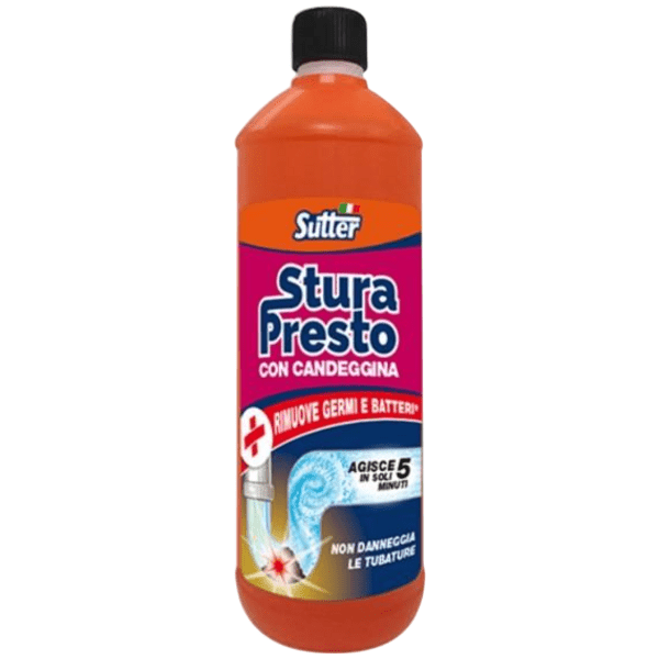 Sutter Stura Presto Con Candeggina 1 l - Čisticí gel na odpady