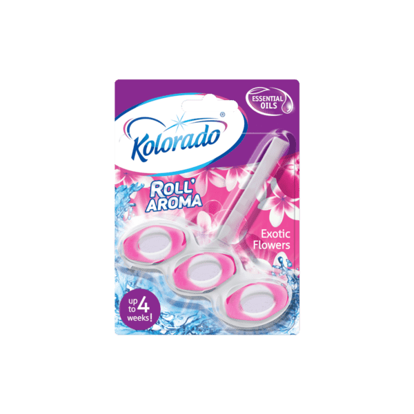 Kolorado Roll Aroma Three-phase toilet block EXOTIC FLOWERS 51 g