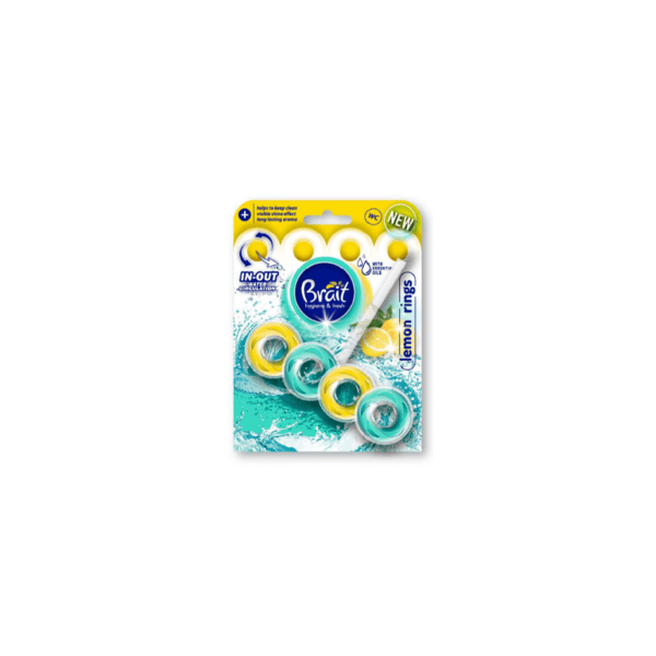 Brait kostka do WC RINGO s vůní citronu 40 g
