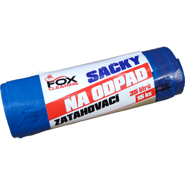 Fox cleaning sáčky do koše 35 L 15 ks zatahovací