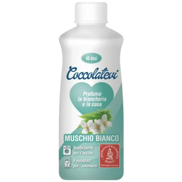 COCCOLATEVI MUSCHIO BIANCO - Koncentrovaný parfém do prádla + čistič 250 ml