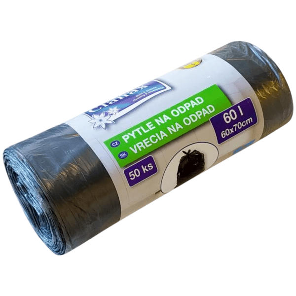Pytel na odpad černé 60L 50 ks