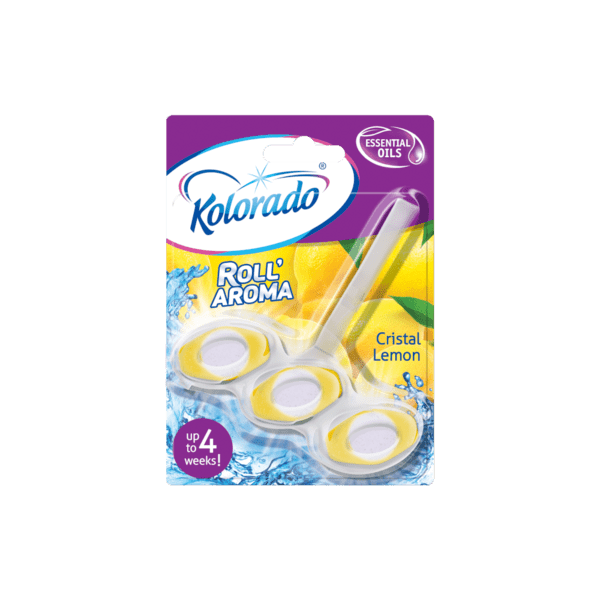 Kolorado Roll Aroma Three-phase toilet block CRISTAL LEMON 51 g